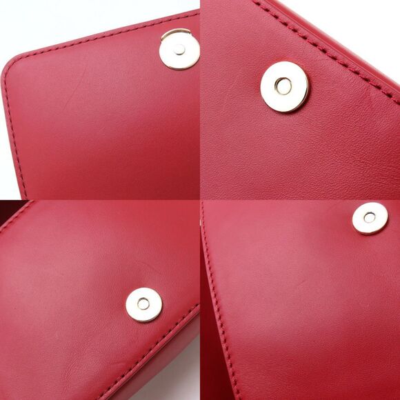 Tory Burch Women's Red Leather Shoulder Bag 352970 - Picture 7 of 10